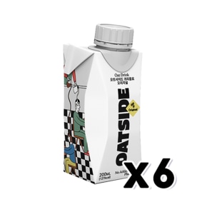 오트사이드 귀리음료 오리지널 비건우유 200ml x 6개