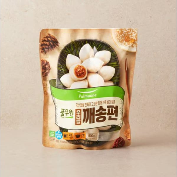 우리쌀 깨송편 500g