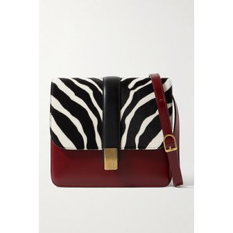 KHAITE 케이트 블레이크 지브라 프린트 소가죽 숄더백 46376663162984163