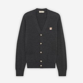 [MAISON KITSUNE] 폭스 헤드 패치 클래식 가디건 GU00542KT1036 H190