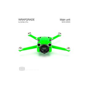 WRAPGRADE for DJI Mini 3 Pro 본체용 스킨실 네온그린