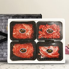 [냉동][청자골한우리영농조합]1등급 정육 1호 1.2kg (불고기300gx2+국거리300g+장조림300g) 한우선물세트