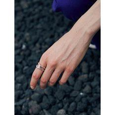 [925 silver] Cinq.silver.202 / kape ring