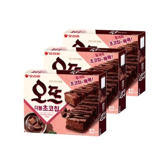  오리온 오뜨 더블초코칩 12P 324g x 3개