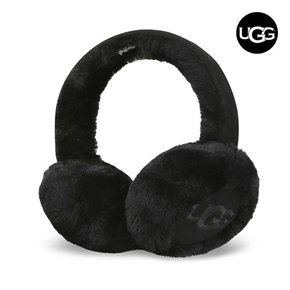 UGG 쉽스킨 자수로고 이어머프 귀마개 양모 귀도리 20955-BLK