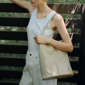 Large Mug shoulder bag Nylon Neutral oat