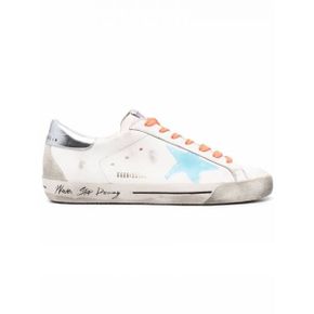 GOLDEN GOOSE 골든구스 GMF00274.F002537.10900 슈퍼스타 스니커즈 화이트터퀴즈실버 남성 슈즈