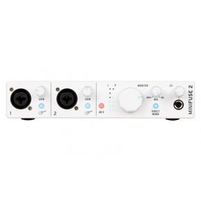 Arturia 아트리아 음악 제작 소프트웨어 부속 듀얼 오디오 & MIDI 인터페이스 MiniFuse 2 화이트
