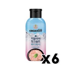 히말라야 핑크솔트 바디워시 리프레싱 민트 200g x 6개