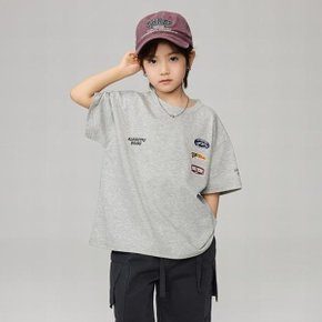 베비포 주니어 남아 반팔티 초등 레터링 오버핏 여름 티셔츠 XQ3 (5...