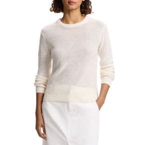 4871530 Theory Elbow Patch Linen Blend Sweater