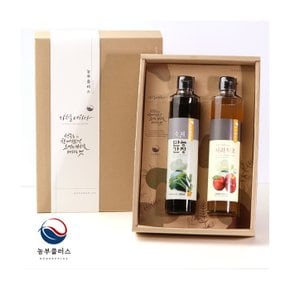 만능다시마간장 다시마식초 300ml 2병 선물 세트 [ 농부플러스 ]