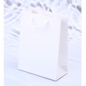 화이트 12X16 무지 흰 종이 쇼핑백 선물용 종이가방