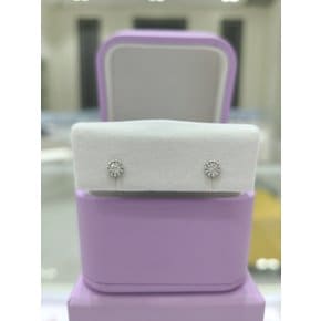 베노아2 (0.10ct) 다이아몬드 귀걸이 WG 18K 211500124