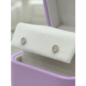 베노아2 (0.10ct) 다이아몬드 귀걸이 WG 18K 211500124