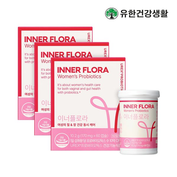 여성 질 건강 유산균 이너플로라 (60일분) 3개입