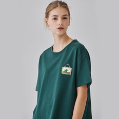 [지미테일러] Women 고흐 베드룸 액자 T-shirt 명화 반팔티 (green)