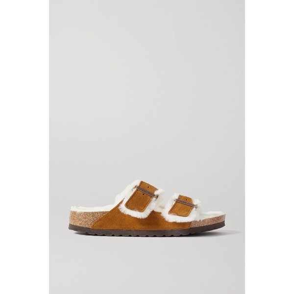 Arizona Suede Sandals 탠 브라운
