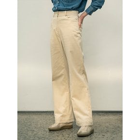 SIPT7056  high waist corduroy pants_Cream