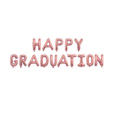 졸업식 포토존 만들기 HAPPY GRADUATION 레터링풍선 단품 글자 영어 홈파티 벽장식 학교 유치원