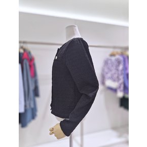 골드버튼 슬림핏 라운드 블라우스 SG09BL521