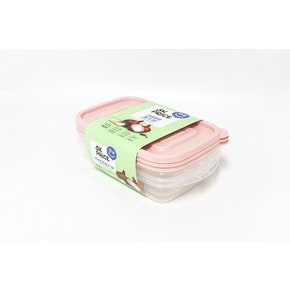 간편튼튼용기 직사각 1.2L 3P