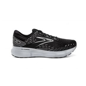 5448234 BROOKS Mens Glycerin Gts 20 Running Shoes In Black/white/alloy