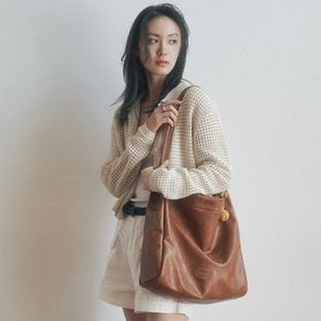 Big Marée shoulder bag-caramel DF24FBBM05D