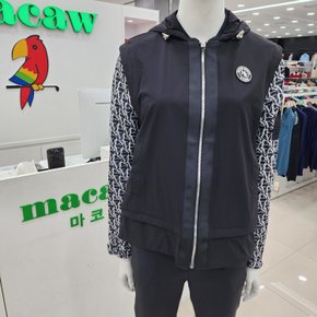 김제 모다 여성 소매 레터링 패턴 후드점퍼 MPW1JP0317_JK