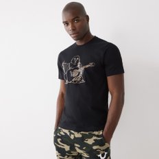 [TRUE RELIGION] TIGER CAMO BUDDHA CREW TEE_105577_ONYX