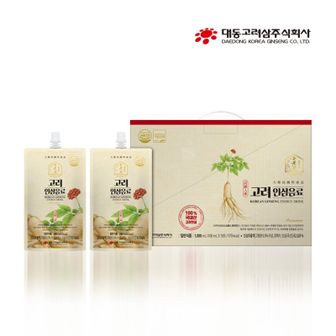 NS홈쇼핑 [대동고려삼] 고려 인삼 음료(100ml x 10포) / 인삼추출액82.5%함유 / 타우린함유..[32955010]