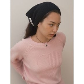 MINI KNIT SCARF (BLACK)