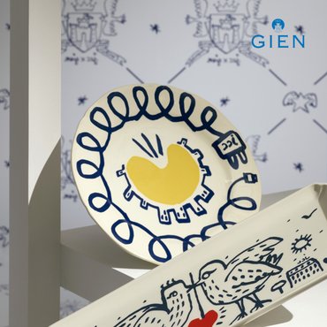 지앙 랄치펠 센티멘털 디저트 접시 샤토 1p (23cm)