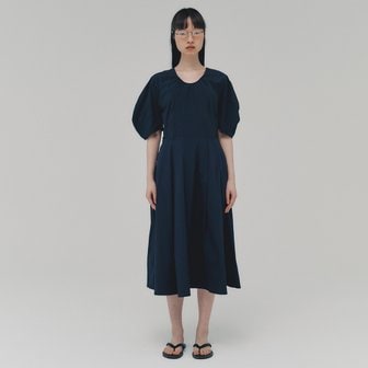 ahwe Lantern Sleeve Dress_DARK NAVY