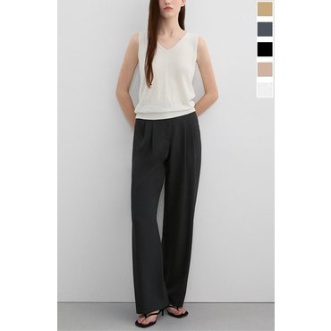 리스트 썸머 데일리 사이드 밴딩 와이드 팬츠