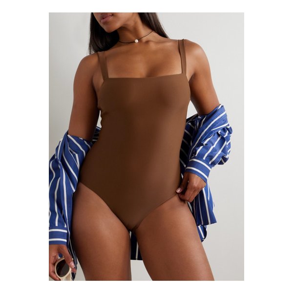 마티유 더 스퀘어  스윔수트 브라운 46376663162844400