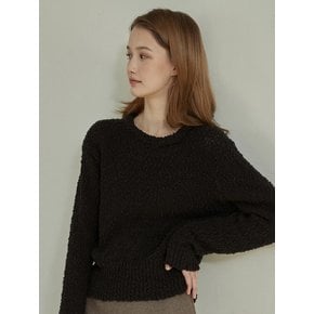 j1078 oat u-neck knit (charcoal)