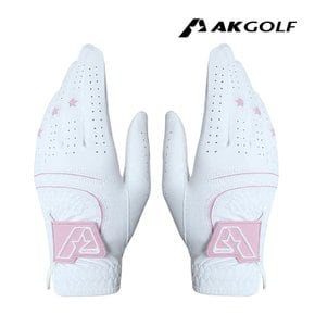 AKGOLF 2024 AK 여성 양손 합피 골프장갑