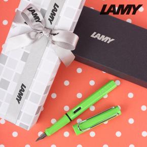 아트박스/라미 LAMY 라미 사파리 만년필 그린 무료각인