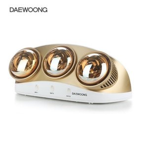 욕실 3구 벽걸이 히터 화장실 전기난로 난방기 온열기