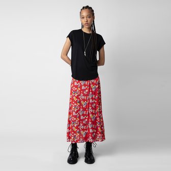 쟈딕앤볼테르 [여주점] 미디 스커트 June Crepe Skirt ZE3FFCTSK009Z36