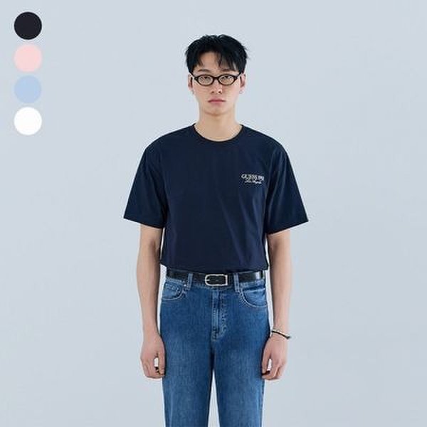 확대된 대표 남성 긴팔티셔츠 진 맨투맨 남여공용 앞뒤 흘림 레터링 쿨 반팔티셔