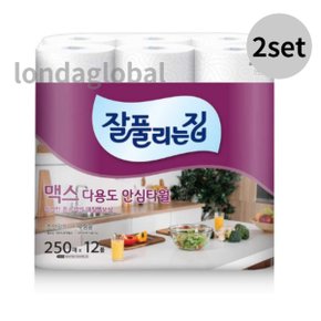 잘풀리는집 맥스 다용도 도톰한 키친타올 12개입 2개