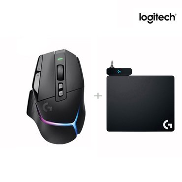 Logitech 로지텍코리아 (정품) 로지텍 G502 X PLUS 무선 게이밍 마우스+로지텍 파워플레이 POWERPLAY