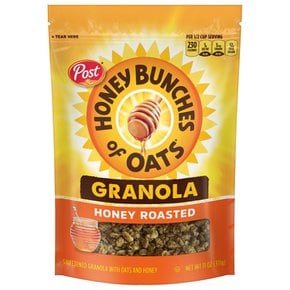 Honey Bunches of Oats꿀  귀리  다발  꿀  귀리  다발  꿀  그래놀라  꿀  구운  311.8g