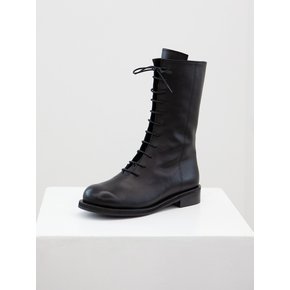 MOON  LACE-UP ANKLE BOOTS 22F10BK 문 레이스업 앵클부츠