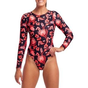 영국 펑키타 여자 수영복 Funkita Long sleeve swimsuit for women Acacia Rose chlorine resist