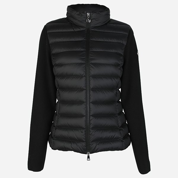 [시흥점] [몽클레어]6S 9B00030 M1122 999 여성 로고 패딩 믹스 집업 자켓