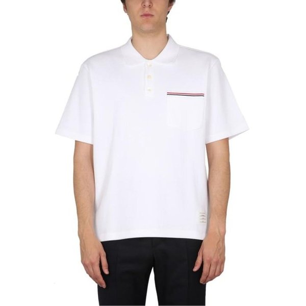 폴로 티셔츠 MJP171A J0029 100 WHITE DOM