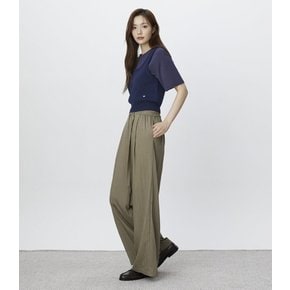 벨티드 와이드 팬츠 (PR3WP962)